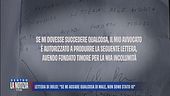 Lettera di Dolci: "Se mi accade qualcosa di male, non sono stato io"
