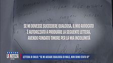 Lettera di Dolci: "Se mi accade qualcosa di male, non sono stato io"