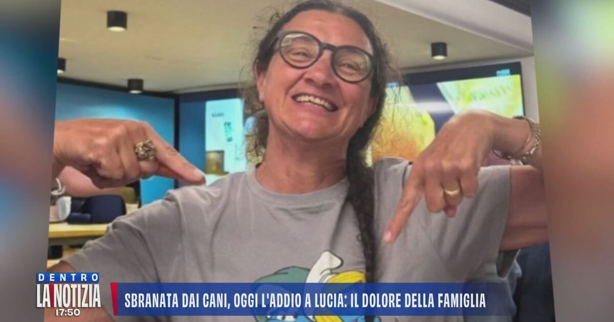 Dentro la Notizia: Sbranata dai cani, oggi l'addio a Lucia: il dolore ...