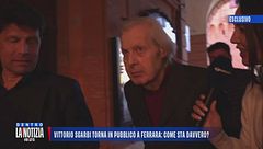 Vittorio Sgarbi torna in pubblico a Ferrara