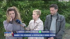 Mamma e figli scomparsi: la disperazione di nonna Cristina
