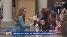 La Principessa Kate in Italia dopo la malattia