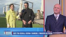 Kate tra scuola, cucina e bambini: l'omaggio all'Italia