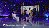 Anna Tatangelo e Pippo Baudo a Sanremo