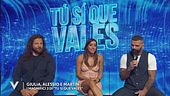 Giulia Stabile, Alessio Sakara e Martín Castrogiovanni e l'amore
