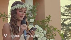 Le parole di Olivia per gli sposi
