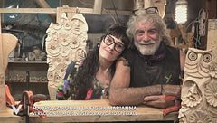 Mauro Corona e la figlia Marianna