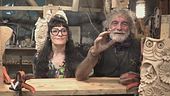 Mauro Corona e i saluti a Bianca Berlinguer