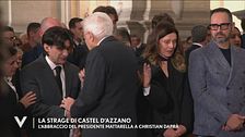L'abbraccio di Mattarella a Christian Daprà