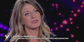 Federica Pambianchi e la lettera del figlio Riccardo Branchini