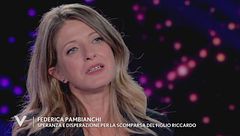 Federica Pambianchi, speranza e disperazione per la scomparsa del figlio Riccardo Branchini