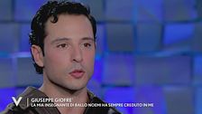 Giuseppe Giofrè e l'affetto per Noemi, la sua prima maestro di ballo
