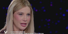 Clizia Incorvaia e la difficile separazione da Francesco Sarcina