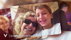 Enrica Bonaccorti e il saluto del nipote Teo