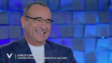 Carlo Conti e l'amore per la moglie Francesca Vaccaro