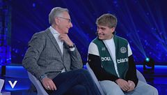 Paolo Bonolis e il figlio Davide