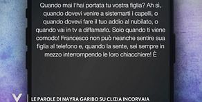 Le accuse di Nayra Garibo a Clizia Incorvaia