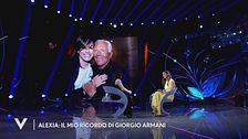 Alexia ricorda Giorgio Armani
