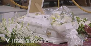L'addio al piccolo Domenico