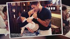 Pierpaolo Pretelli e il piccolo Kian