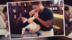 Pierpaolo Pretelli e il piccolo Kian