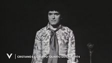 Cristiano Malgioglio e il gruppo "Quarto Sistema", 1974