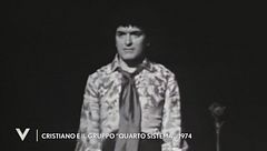 Cristiano Malgioglio e il gruppo "Quarto Sistema", 1974