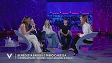 Benedetta Parodi e Fabio Caressa: "Vi presentiamo i nostri figli Eleonora e Diego"