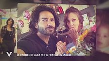 Le parole di Sara per il fratello Marco Bocci