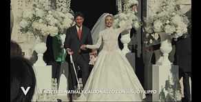 Le nozze di Nathalie Caldonazzo con il suo Filippo