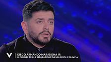 Diego Armando Maradona JR e la separazione dalla moglie Nunzia