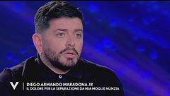 Diego Armando Maradona Jr e la separazione dalla moglie Nunzia