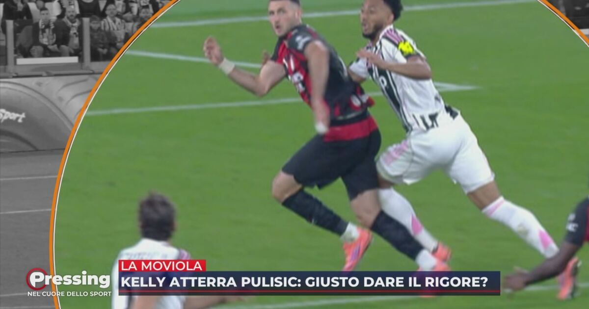 Pressing: La moviola di Juve-Milan: rigore giusto per i rossoneri? Video