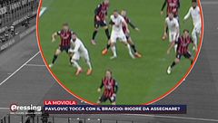 Milan-Lazio, la moviola di Cesari: "Follia fischiare fallo a Pavlovic"