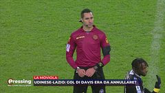 La moviola di Lazio-Udinese: il gol di Davis era da annullare?