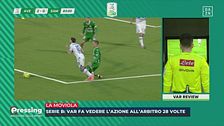 La follia di Avellino-Sampdoria: l'arbitro rivede l'episodio 28 volte