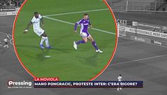 La moviola di Fiorentina-Inter: tocco di braccio di Pongracic, era rigore?