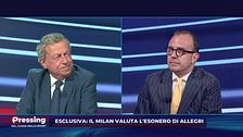 Flop Milan-Allegri, lite Trevisani-Sabatini a Pressing: "Espatria!", "Ti devi arrendere"