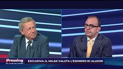 Flop Milan-Allegri, lite Trevisani-Sabatini a Pressing: "Espatria!", "Ti devi arrendere"