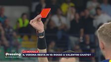 La moviola di Verona-Roma: giusta l'espulsione di Valentini?