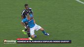 La moviola di Napoli-Udinese: corretta il rosso di Kabasele?