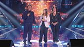 Flavia Renzi, mamma Barbara e Sal Da Vinci in "Io ce credo"