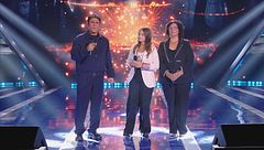 Flavia Renzi, mamma Barbara e Sal Da Vinci in "Io ce credo"