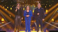 Ester Scerra, papà Giuseppe e Ermal Meta in "Un milione di cose da dirti"