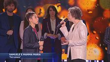 Samuele Denaro e mamma Maria in "Fai Rumore"