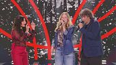 Bianca Nimis, papà Alberto e Giusy Ferreri in "Amore disperato"
