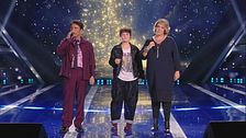 Lia Forroia, mamma Nicoletta e Sal Da Vinci in "Almeno tu nell'universo"