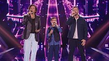 Matteo Verga, papà Mario e Ermal Meta in "Si può dare di più"