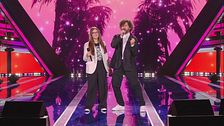 Alice Francavilla e papà Gianvito in "Livin' la vida loca"