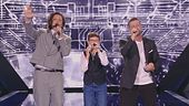 Matteo Verga, papà Mario e Ermal Meta in "Lo stadio"